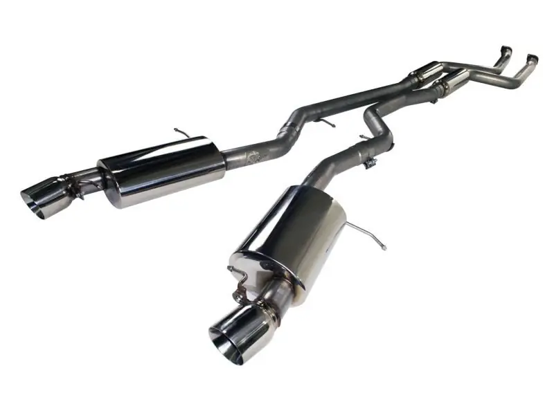 aFe MACHForce XP 11-12 BMW 335i L6-3.0L N55 E90/92 304SS 2.75in. Cat-Back Exhaust System (AFE49-36306)