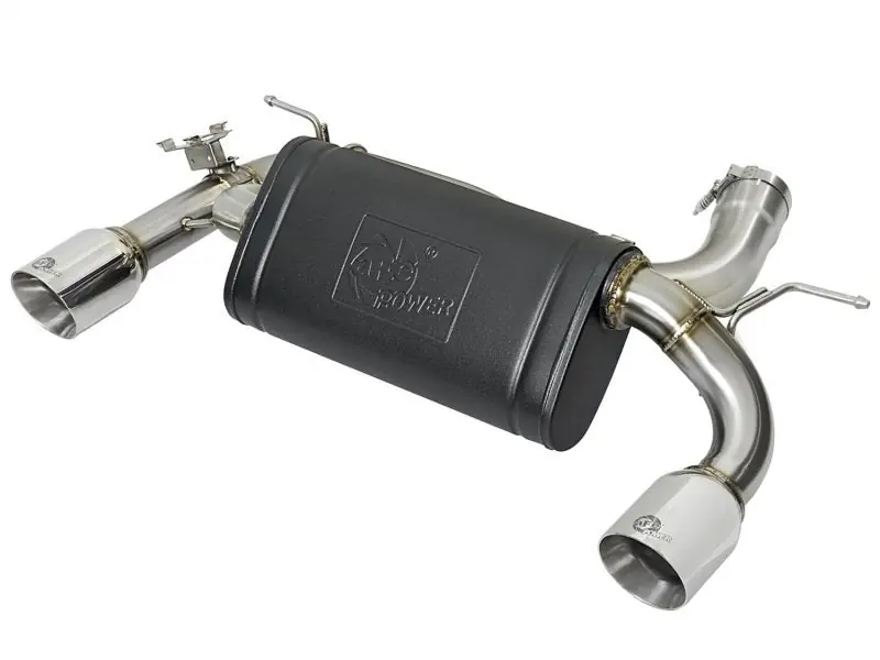 aFe MACHForce XP Exhausts Axle-Back 12-15 BMW 335i 3.0T (SS w/Polished Tips) (AFE49-36336-P)