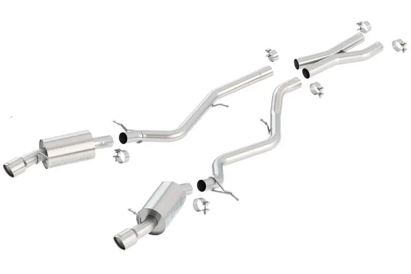 Borla 07-08 BMW 335i coupe/sedan aggressive catback exhaust system (BOR140276)