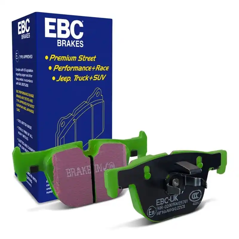 EBC 12+ BMW ActiveHybrid 3 3.0 Turbo Greenstuff Rear Brake Pads (EBCDP22131)