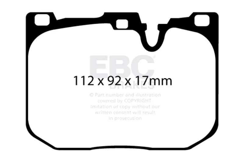 EBC 2017+ BMW M240 Coupe Bluestuff Front Brake Pads (EBCDP52130NDX)