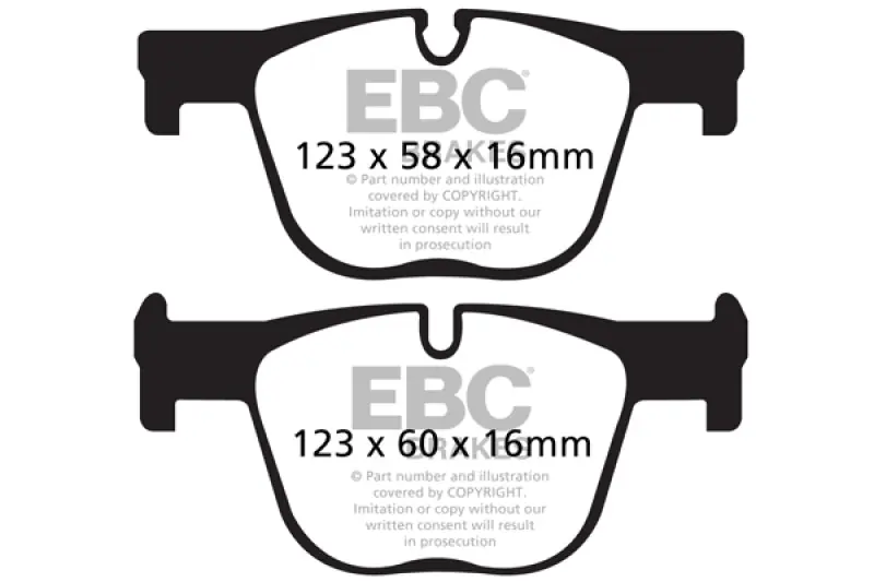 EBC brake Ultimax2 brake Pads (EBCUD1610)