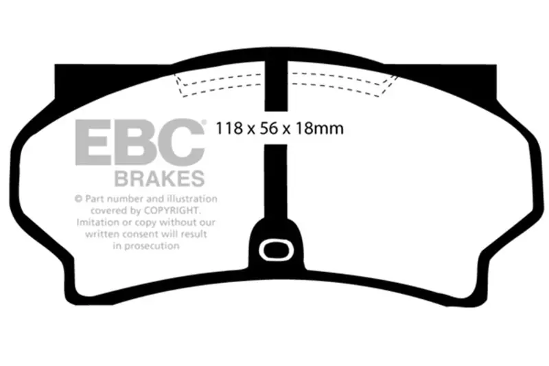 EBC 11-16 BMW Z4 E89 Ultimax Front Brake Pads (EBCUD9181)