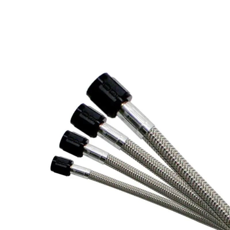 Nitrous Express 3AN 40in SS Braided Hose - Black (NEX10040)