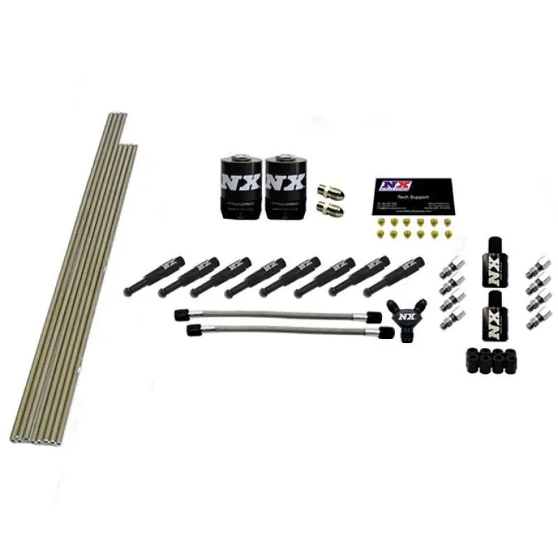 Nitrous Express 8 Cyl 1/16 Dry Nozzle Intake Plumbing Kit (NEX13381)