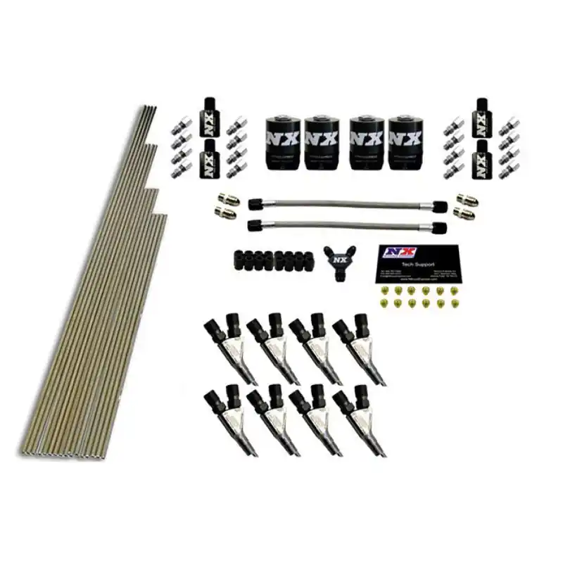 Nitrous Express 8 Cyl STD Nozzle Intake Plumbing Kit (Incl Hardware) (NEX13384)