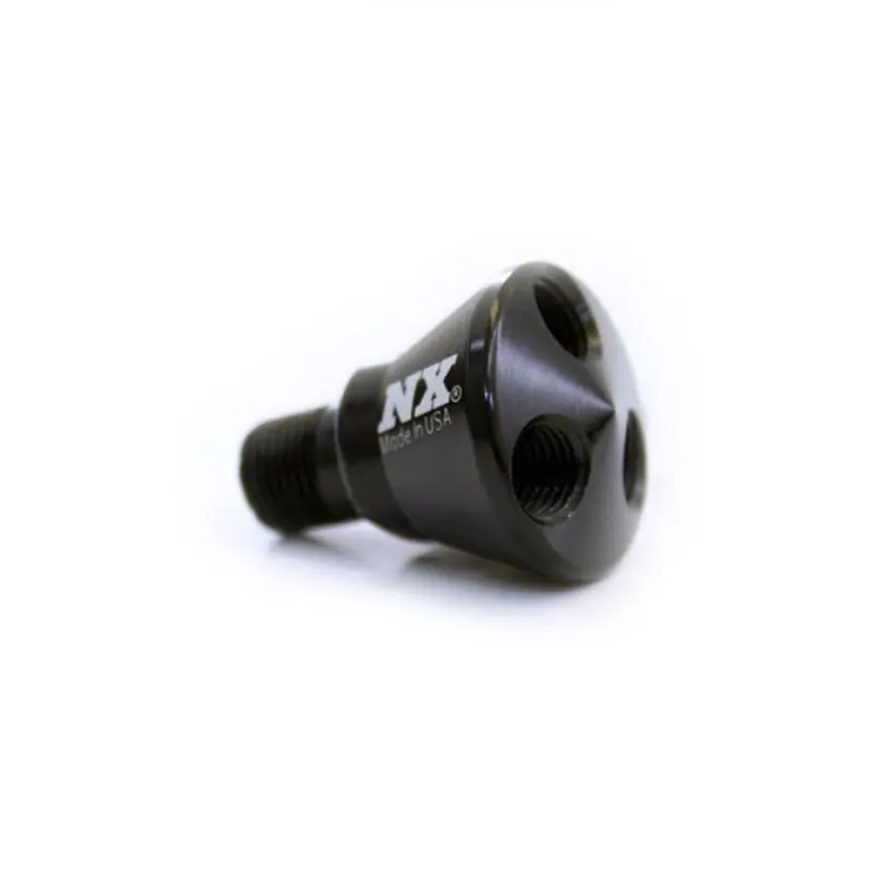 Nitrous Express 3 Port Showerhead Distribution Block - Black (NEX15018)
