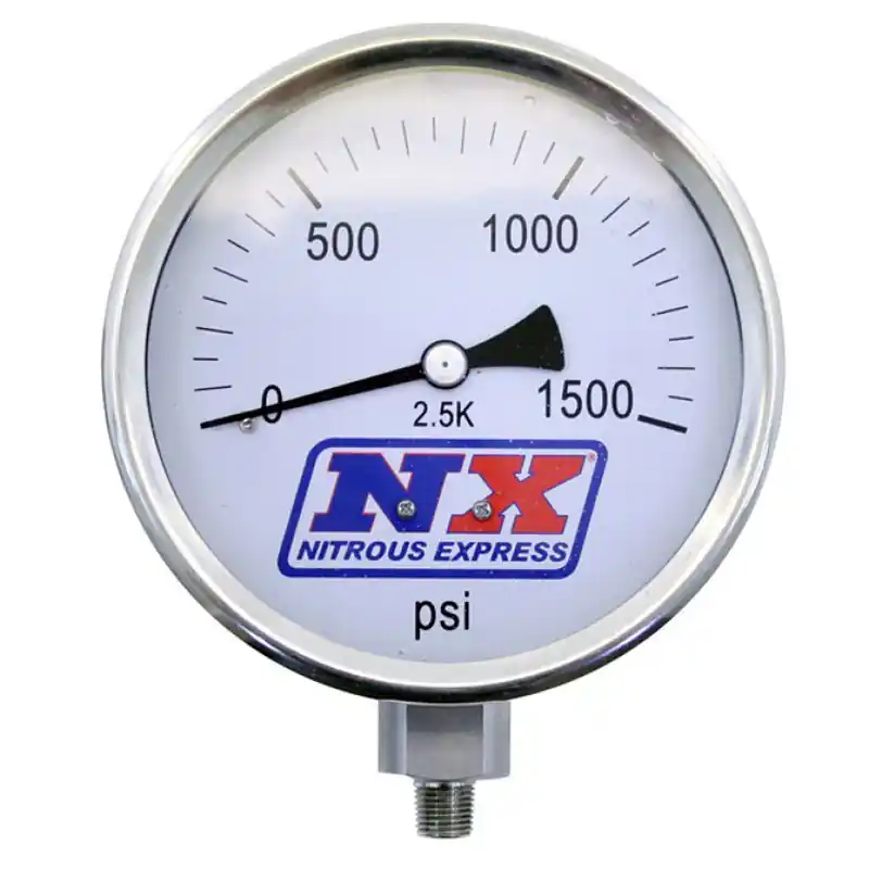 Nitrous Express Nitrous Pressure Gauge 4in-High Accuracy (NEX15540)
