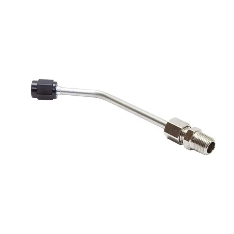 Nitrous Express Hitman Stage 6 & Propower SS Solenoid to Plate Connector - Black (NEX15710)