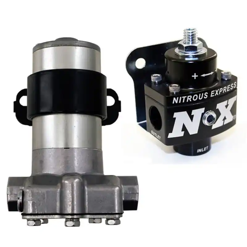 Nitrous Express Black Style Fuel Pump and Non Bypass Regulator Combo (NEX15953)