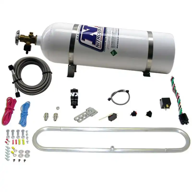 Nitrous Express N-Tercooler System for CO2 w/15lb Bottle (Remote Mount Solenoid) (NEX20000CR-15)