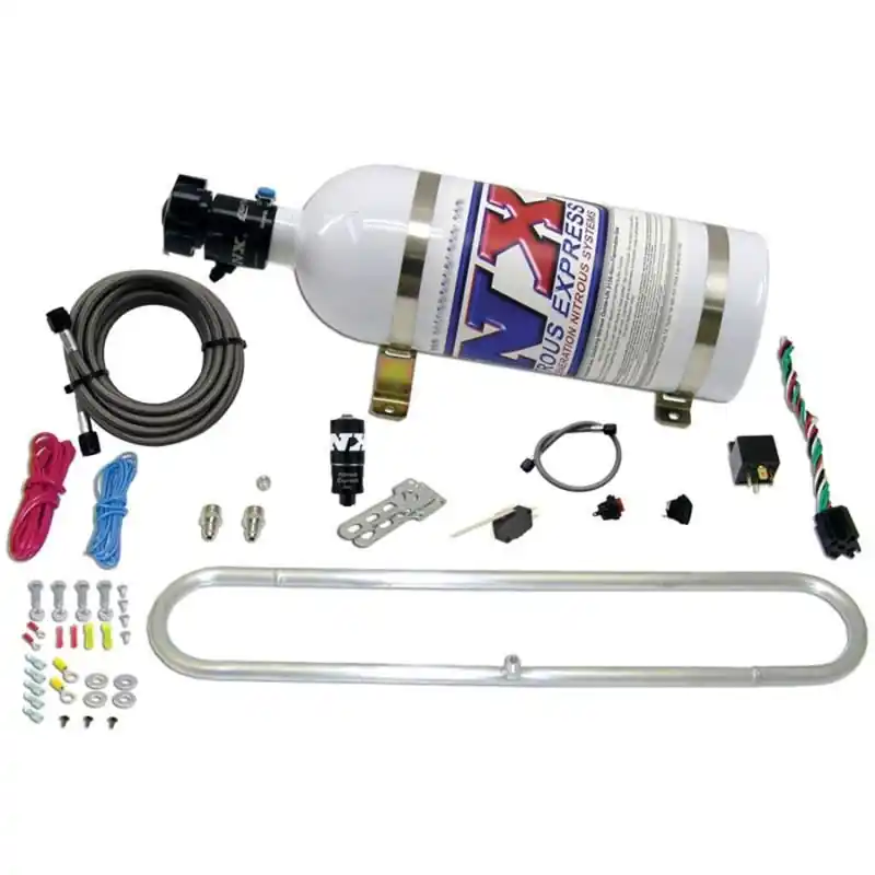 Nitrous Express N-Tercooler System w/10lb Bottle (Remote Mount Solenoid) (NEX20000R-10)