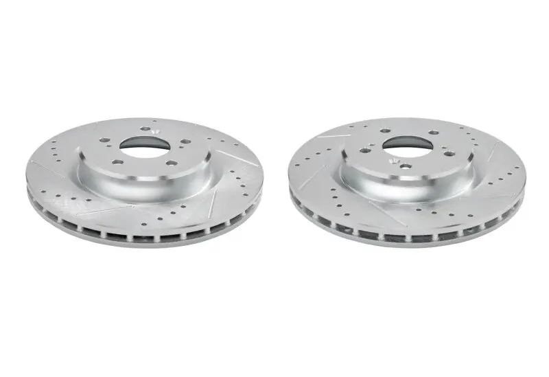Power Stop 21-23 Acura TLX Front Drilled & Slotted Rotor - Pair (PSBJBR1918XPR)