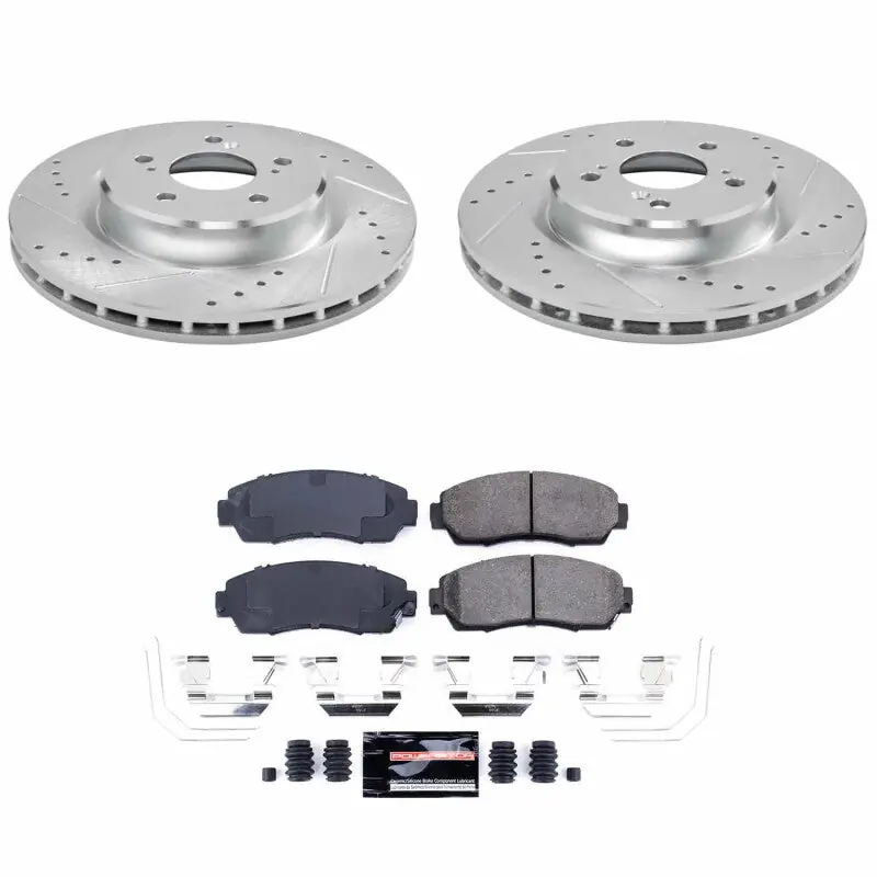 Power Stop 21-25 Acura TLX Front Z23 Evolution Brake Kit (PSBK8930)