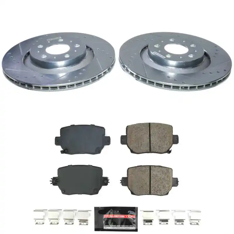 Power Stop 20-24 Tesla Y Rear Z23 Evolution Brake Kit (PSBK9254)