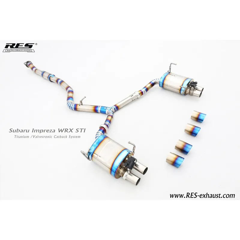 RES X JDMuscle 15-21 WRX/STI Valvetronic Catback Exhaust MT & CVT