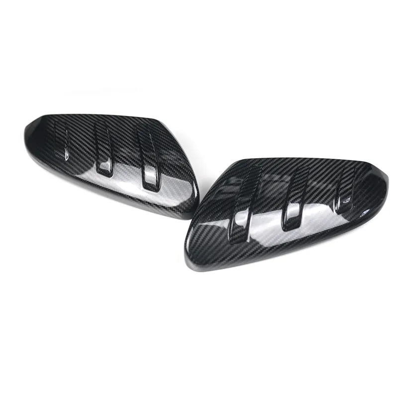 JDMuscle [17-21 FK8 Type R] Tanso Carbon Fiber MU Style Side Mirror Covers
