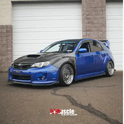 JDMuscle [08-14 WRX/STI] Tanso Carbon Fiber CS Style Side Skirt