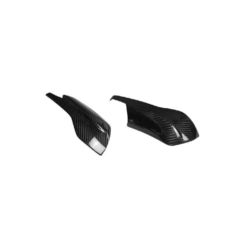 JDMuscle [22-25 WRX] Tanso Dry Carbon Fiber Side Mirror Lower Trim Covers w/ Gloss Finish
