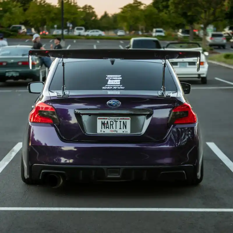 JDMuscle [15-21 WRX/STI] VS Style Full Carbon Fiber Euro GT Wing
