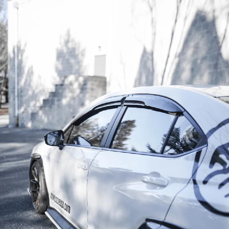 JDMuscle [22-25 WRX] V3 Rain Guards / Window Visors