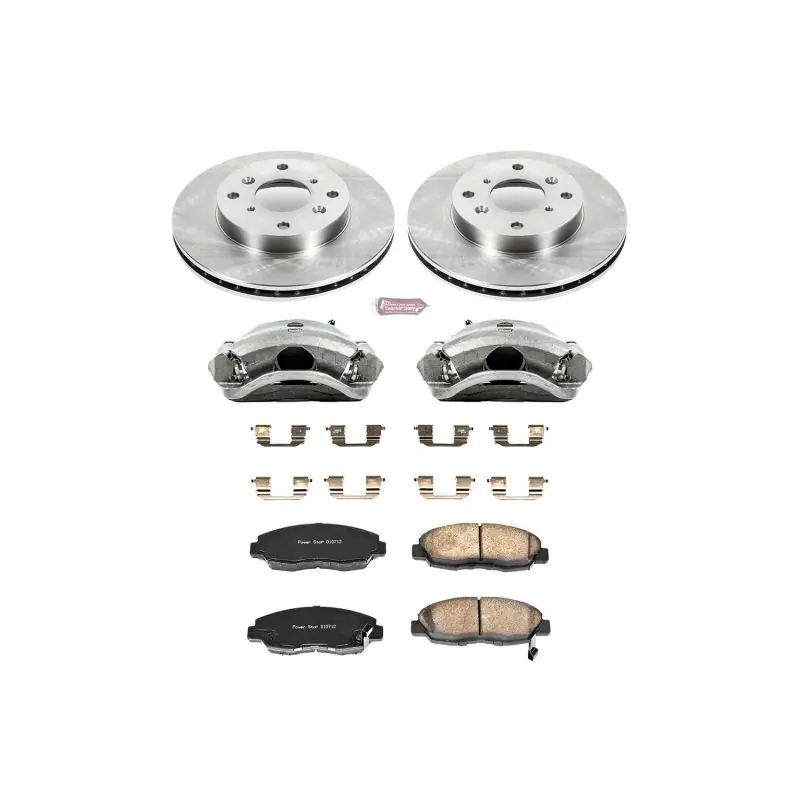 Power Stop 98-02 Honda Accord Front Autospecialty Brake Kit w/Calipers (PSBKCOE1239A)