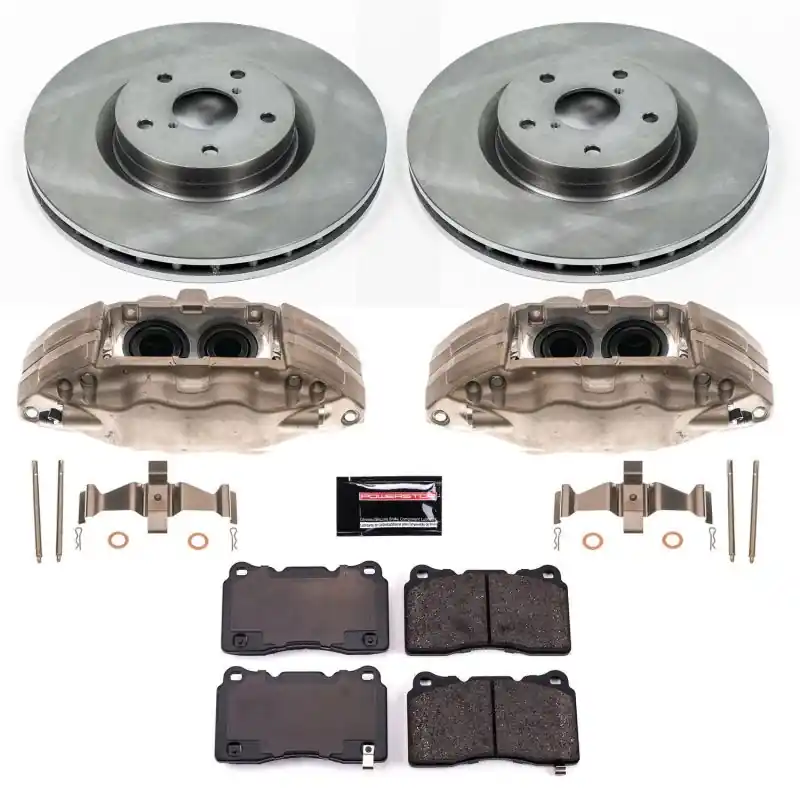 Power Stop 05-14 Subaru Impreza Front Autospecialty Brake Kit w/Calipers (PSBKCOE131)