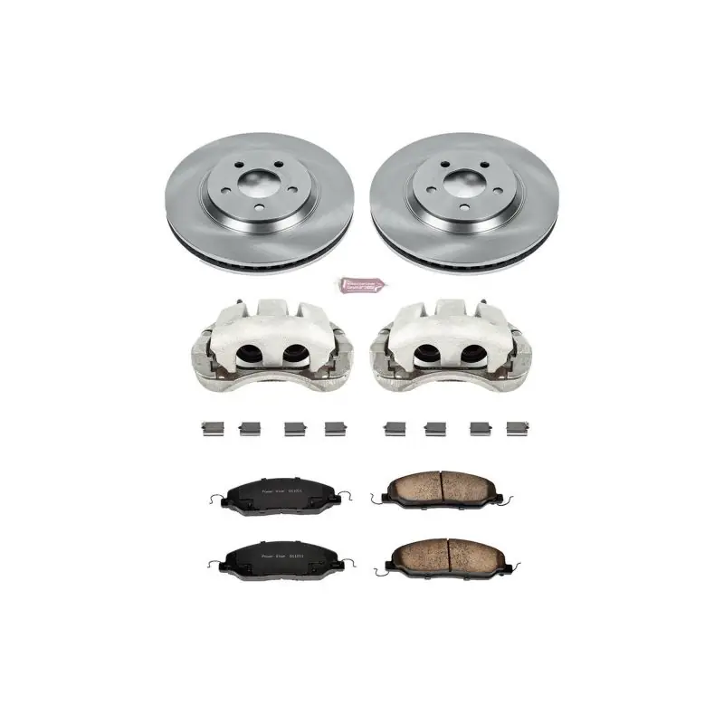 Power Stop 05-10 Ford Mustang Front Autospecialty Brake Kit w/Calipers (PSBKCOE1380)