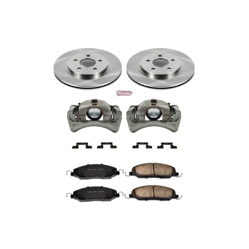Power Stop 05-11 Ford Mustang Rear Autospecialty Brake Kit w/Calipers (PSBKCOE1384)