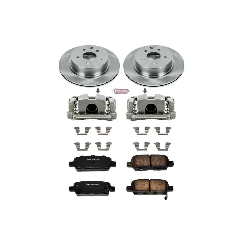 Power Stop 08-12 Infiniti EX35 Rear Autospecialty Brake Kit w/Calipers (PSBKCOE179)