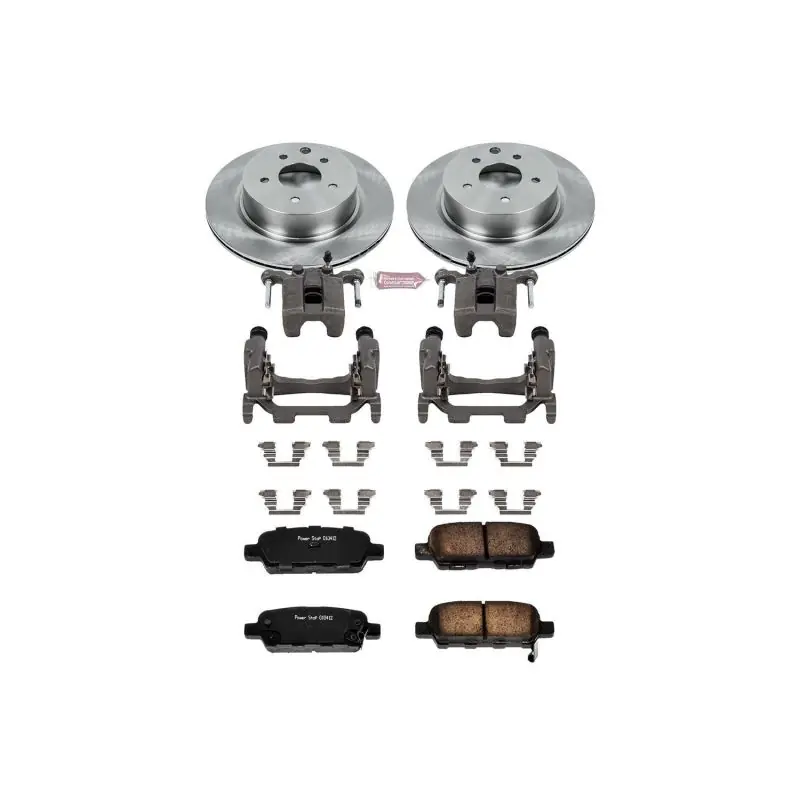Power Stop 11-12 Infiniti G25 Rear Autospecialty Brake Kit w/Calipers (PSBKCOE179A)