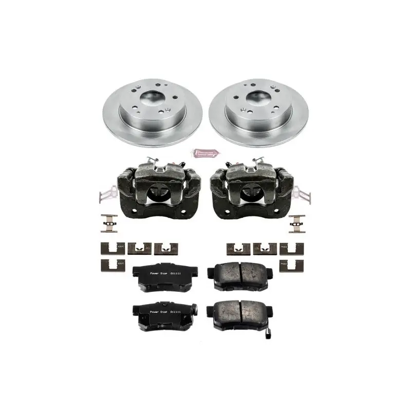 Power Stop 97-01 Acura Integra Rear Autospecialty Brake Kit w/Calipers (PSBKCOE2270)