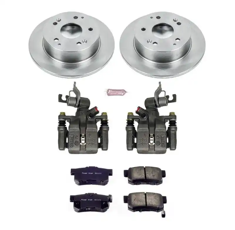 Power Stop 98-02 Honda Accord Rear Autospecialty Brake Kit w/Calipers (PSBKCOE2270D)