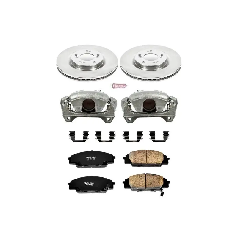 Power Stop 00-09 Honda S2000 Front Autospecialty Brake Kit w/Calipers (PSBKCOE2276)