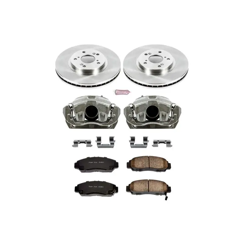 Power Stop 01-03 Acura CL Front Autospecialty Brake Kit w/Calipers (PSBKCOE2292)