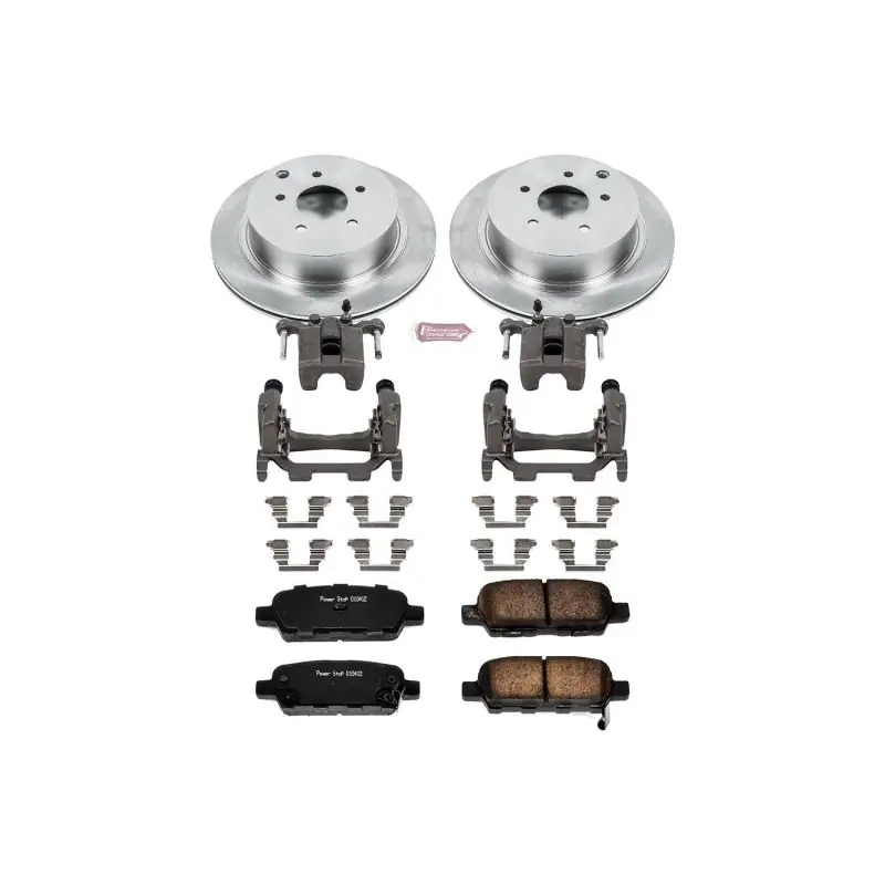 Power Stop 12-13 Infiniti M35h Rear Autospecialty Brake Kit w/Calipers (PSBKCOE2427A)
