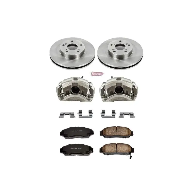 Power Stop 03-07 Honda Accord Front Autospecialty Brake Kit w/Calipers (PSBKCOE2558)