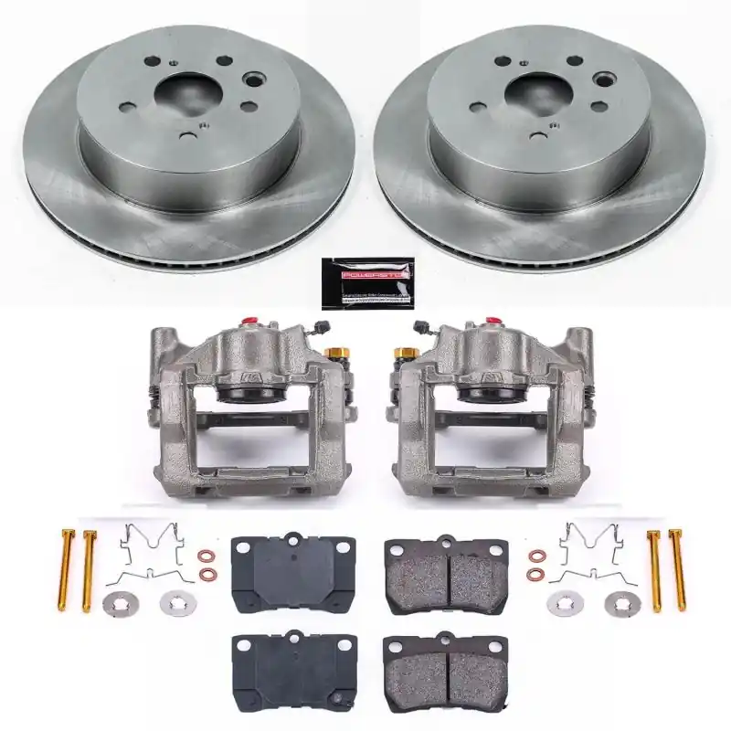 Power Stop 07-11 Lexus GS350 Rear Autospecialty Brake Kit w/Calipers (PSBKCOE2977A)