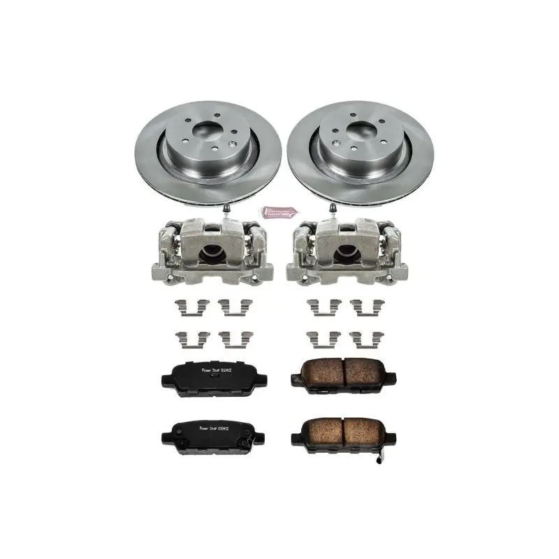 Power Stop 07-08 Infiniti G35 Rear Autospecialty Brake Kit w/Calipers (PSBKCOE2986)