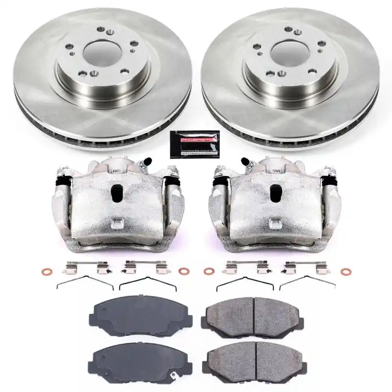 Power Stop 13-15 Acura ILX Front Autospecialty Brake Kit w/Calipers (PSBKCOE3055)