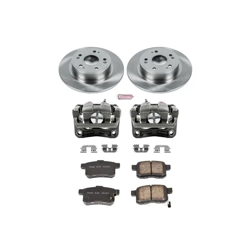 Power Stop 09-10 Acura TSX Rear Autospecialty Brake Kit w/Calipers (PSBKCOE3127)