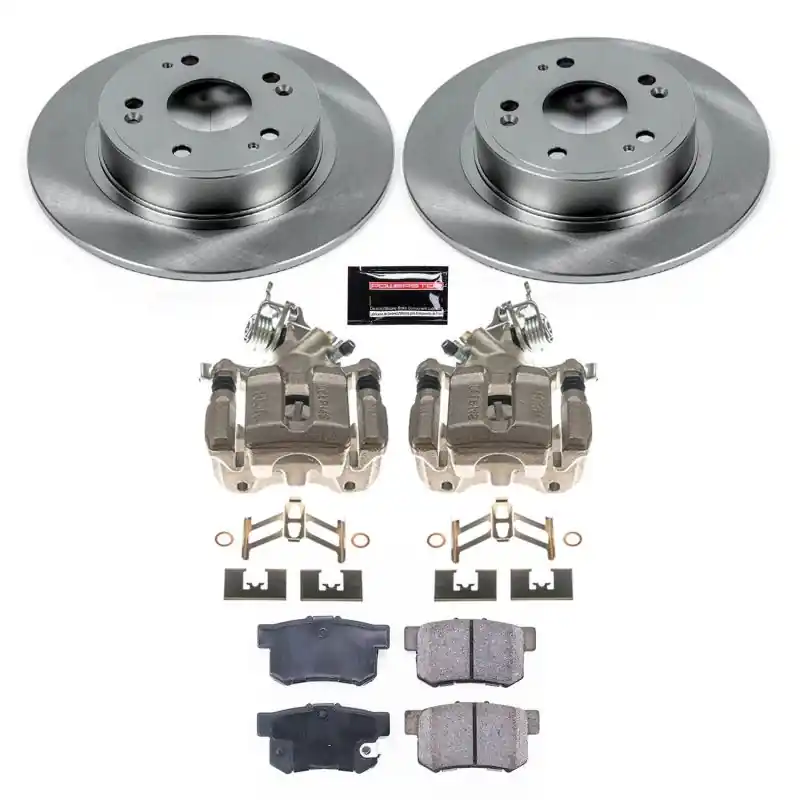 Power Stop 16-18 Acura ILX Rear Autospecialty Brake Kit w/Calipers (PSBKCOE3128)