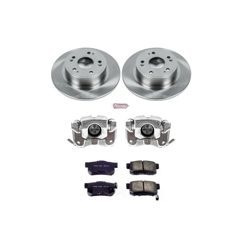 Power Stop 16-18 Acura ILX Rear Autospecialty Brake Kit w/Calipers (PSBKCOE3128A)