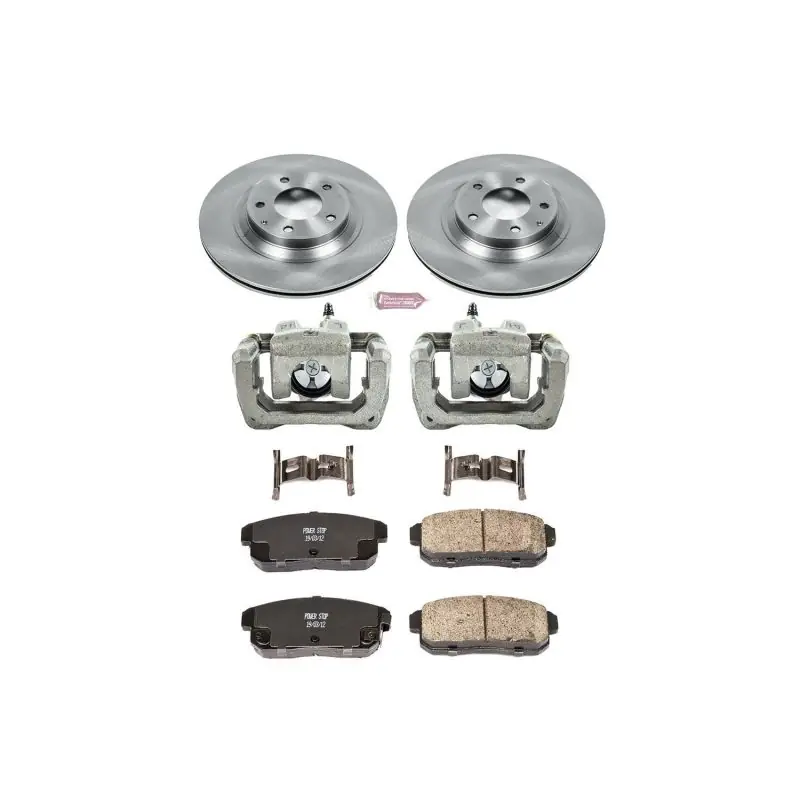 Power Stop 04-11 Mazda RX-8 Rear Autospecialty Brake Kit w/Calipers (PSBKCOE3146)