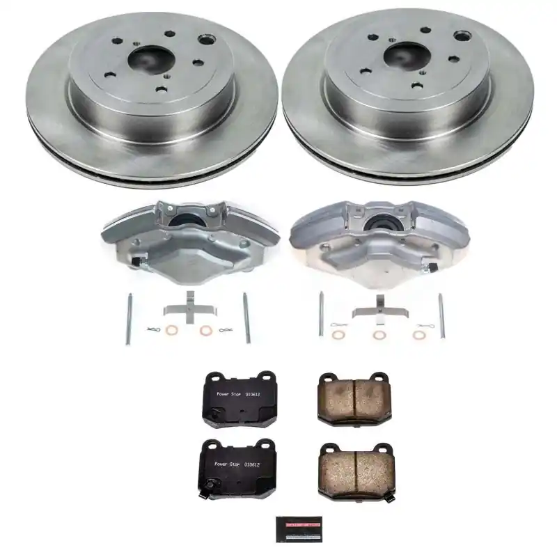 Power Stop 08-14 Subaru Impreza Rear Autospecialty Brake Kit w/Calipers (PSBKCOE5305)