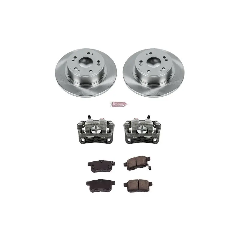 Power Stop 11-14 Acura TSX Rear Autospecialty Brake Kit w/Calipers (PSBKCOE5368)