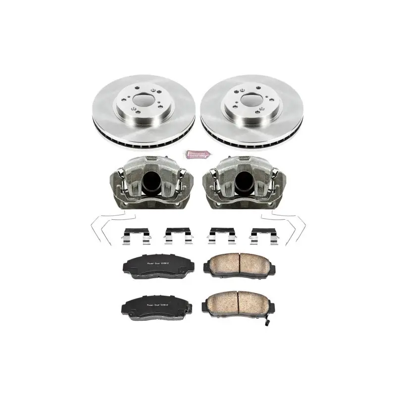 Power Stop 11-14 Acura TSX Front Autospecialty Brake Kit w/Calipers (PSBKCOE5392)