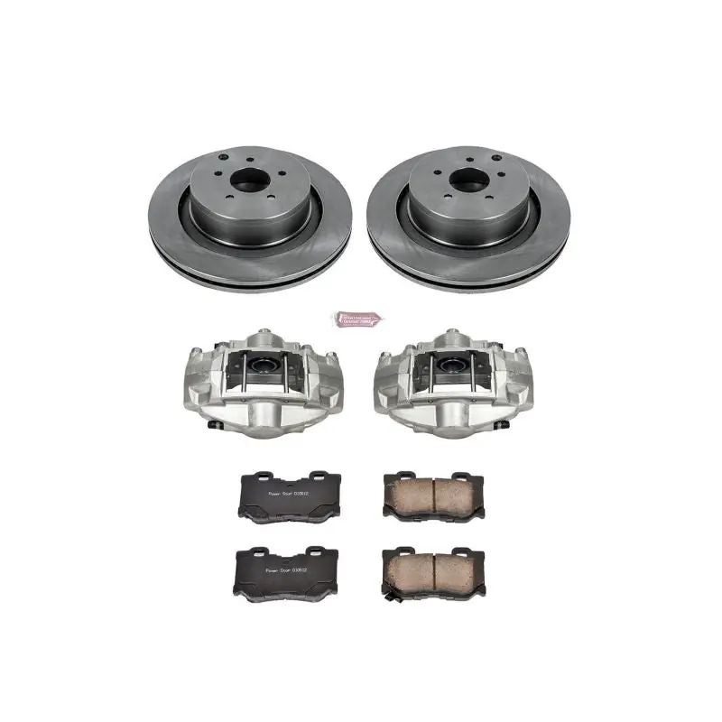 Power Stop 09-13 Infiniti FX50 Rear Autospecialty Brake Kit w/Calipers (PSBKCOE5861)