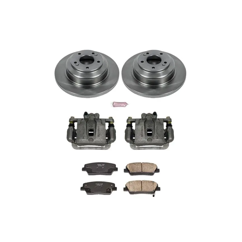 Power Stop 10-16 Hyundai Genesis Coupe Rear Autospecialty Brake Kit w/Calipers (PSBKCOE6168)