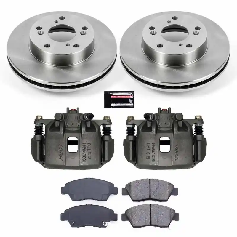 Power Stop 13-15 Acura ILX Front Autospecialty Brake Kit w/Calipers (PSBKCOE6317)
